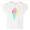 Camiseta infantil color crudo 104