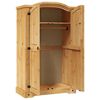vidaXL Armario madera de pino Mexicano estilo Corona 2 Puertas