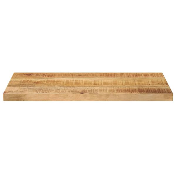 vidaXL Tablero mesa rectangular madera maciza mango rugosa 50x30x2,5cm