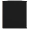 vidaXL Mueble para TV madera contrachapada negra 100x35x40 cm