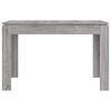 vidaXL Mesa de comedor madera de ingenier&iacute;a Sonoma gris 120x60x76 cm