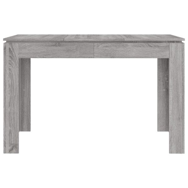 vidaXL Mesa de comedor madera de ingenier&iacute;a Sonoma gris 120x60x76 cm