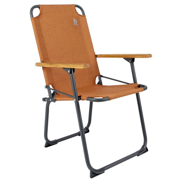 Bo-Camp Silla plegable de camping Bushwick marr&oacute;n