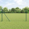 vidaXL Poste de Valla Verde 100 x 1,2 m (malla de 36 mm) Acero y PVC