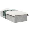 vidaXL Estructura de cama madera de ingenier&iacute;a gris hormig&oacute;n 100x200cm