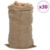 vidaXL Sacos de yute 30 unidades 65x135 cm 100% yute 340 g/m&sup2;