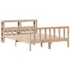 vidaXL Estructura de cama sin colch&oacute;n madera maciza de pino 120x190 cm