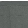 vidaXL Juego de sofás con cojines 3 piezas tela gris oscuro