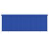 vidaXL Persiana enrollable de jard&iacute;n HDPE azul 400x140 cm
