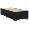 vidaXL Cama box spring con colch&oacute;n cuero sint&eacute;tico negro 90x190 cm