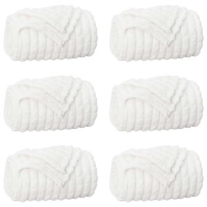 vidaXL Mantitas de Sof&aacute; 6 uds. 200 x 150 cm 4.5 kg Lana
