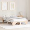 vidaXL Estructura de cama Madera de pino macizo 120 x 190 cm