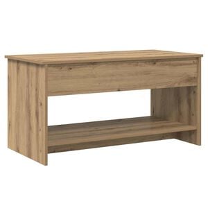 vidaXL Mesa de Caf&eacute; Roble artisan 80 x 50,5 x 41,5 cm