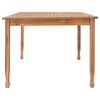 vidaXL Juego de comedor para jard&iacute;n 9 piezas madera maciza de teca