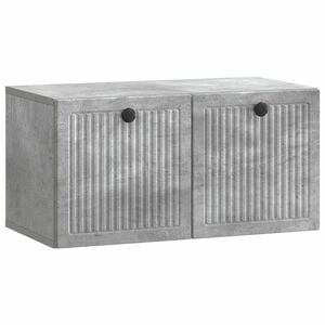 vidaXL Mueble para TV de pared Gris Hormig&oacute;n 59,5 x 31 x 30 cm