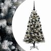 vidaXL &Aacute;rbol de Navidad artificial de ramas plegables con bolas 120 cm