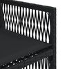 vidaXL Set comedor de jard&iacute;n con cojines 13 pzas rat&aacute;n sint&eacute;tico negro