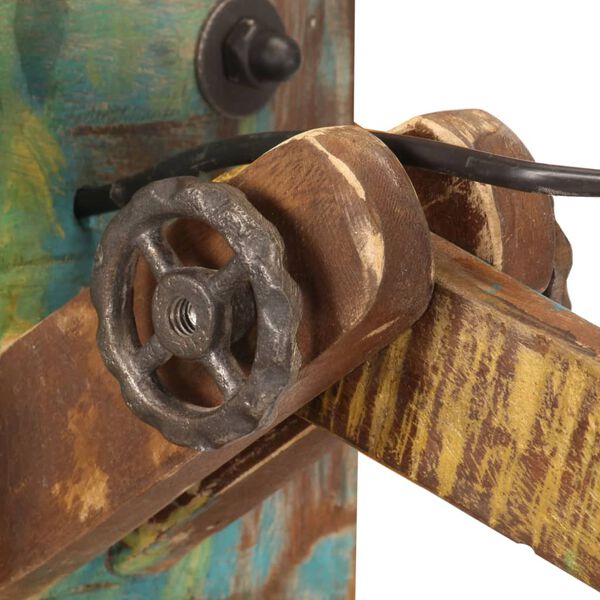 vidaXL L&aacute;mpara de pared estilo industrial redonda multicolor E27