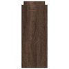 vidaXL Organizador de escritorio ajustable marrón roble 40x17x41 cm
