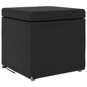 vidaXL Taburete Negro 41 x 41 x 40 cm