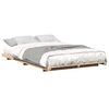 vidaXL Estructura de cama Marr&oacute;n 135 x 190 cm Madera de pino macizo
