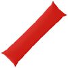 vidaXL Coj&iacute;n con almohada HEERLEN Rojo 40 x 145 cm Poli&eacute;ster