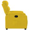 vidaXL Sillón reclinable terciopelo amarillo