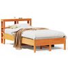vidaXL Estructura de cama sin colchón madera maciza marrón 90x190 cm