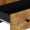 vidaXL Aparador con caj&oacute;n hierro y madera maciza mango 60x33x100 cm