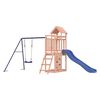vidaXL Parque infantil de exterior madera maciza Douglas