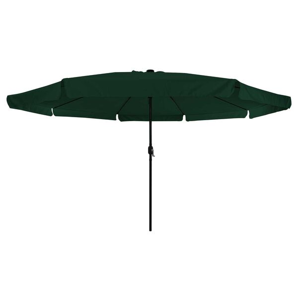 vidaXL Parasol de jardín Verde y Negro 395 x 395 x 245 cm