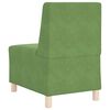 vidaXL Unidad de Sof&aacute; Modular sin Brazos 2 pcs Verde claro