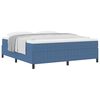 vidaXL Cama tipo Box Spring Azul 180 x 200 cm Tela de Pana