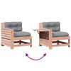 vidaXL Juego de muebles jard&iacute;n 8 pzas y cojines madera abeto Douglas