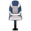 vidaXL Asiento para barco con pedestal giratorio 360&deg;