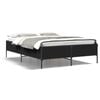 vidaXL Estructura de cama madera de ingenier&iacute;a y metal negro 120x190cm