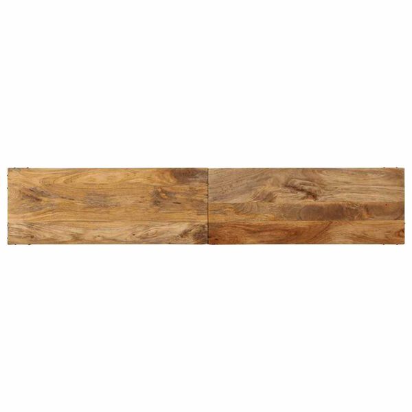 vidaXL Mesa consola de madera maciza de mango 180x35x70 cm