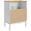 vidaXL Mueble de lavabo para ba&ntilde;o con estante FLORO 60 x 40 x 80 cm