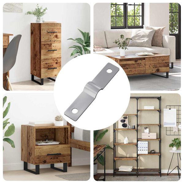 vidaXL Placa de Impacto 9000 pcs Plateado Hierro