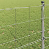 vidaXL Valla de campo Plateado 50 x 0,8 m Acero galvanizado