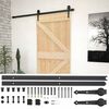 vidaXL Puerta Corredera 90 x 210 cm Madera de Pino Maciza