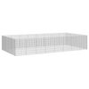 vidaXL Recinto corral animales 24 paneles hierro galvanizado 54x80 cm