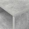 vidaXL Mesa Auxiliar 2 pcs Gris Concreto 30,5 x 30 x 45 cm