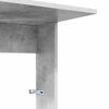 vidaXL Mesa lateral Gris Concreto 40 x 38 x 62,5 cm