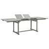 vidaXL Mesa de comedor jard&iacute;n madera maciza acacia (160-240)x100x75 cm