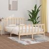 vidaXL Estructura de cama madera maciza 150x200 cm