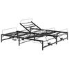 vidaXL Estructura de Cama Ajustable El&eacute;ctrica Negro 180 x 200 cm Acero