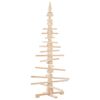 vidaXL &Aacute;rbol de Navidad de madera para decoraci&oacute;n 150 cm Madera maciza de pino