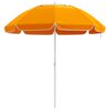 vidaXL Sombrilla de jard&iacute;n 160 cm Poli&eacute;ster 170T Naranja