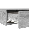 vidaXL Cajones de cama con cajón Gris Sonoma 140 x 36,5 x 16,5 cm